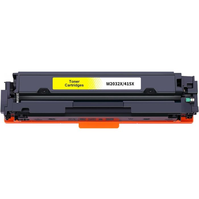 Kompatible zu HP 415X Toner-Kartusche (W2032X) Gelb (MIT CHIP) hohe Kapazität main product photo