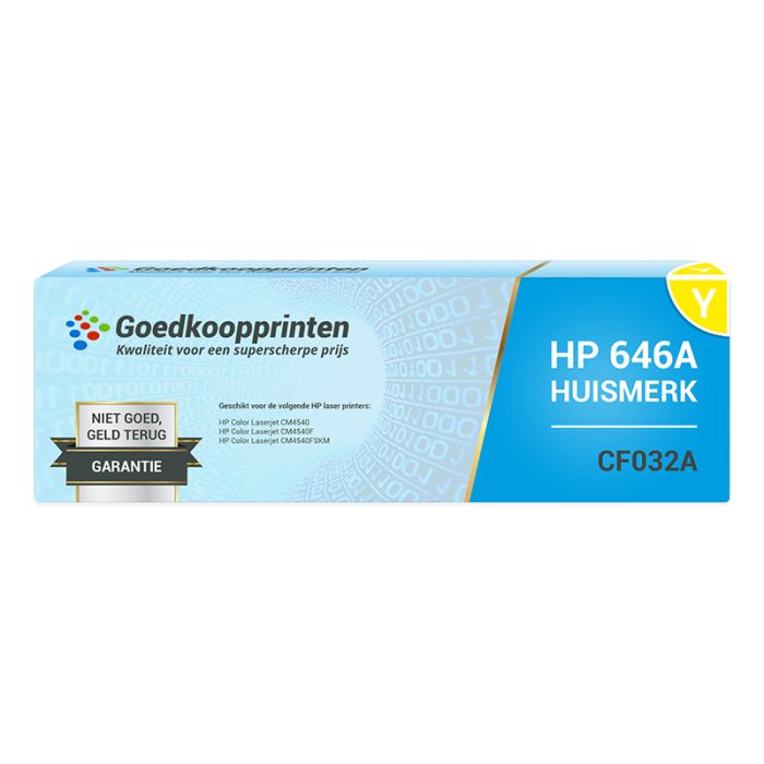 Hausmarke für HP 646A Toner Gelb (CF032A) 12.500 Drucke main product photo