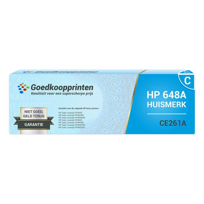 Hausmarke für HP 648A Toner Cyan (CE261A) 11.000 Drucke main product photo