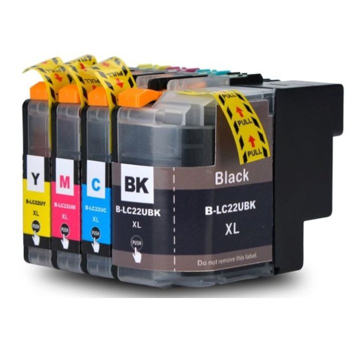 Kompatible Druckerpatrone für Brother LC-22E Multipack (4 Stück) main product photo