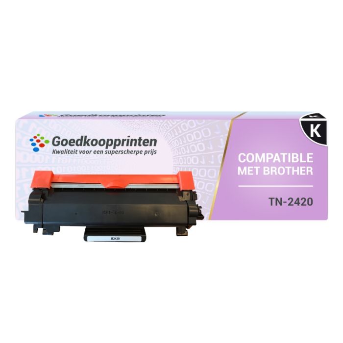 Kompatible zu Brother TN-2420 Toner-Kartusche Schwarz - 3.000 Ausdrucke main product photo
