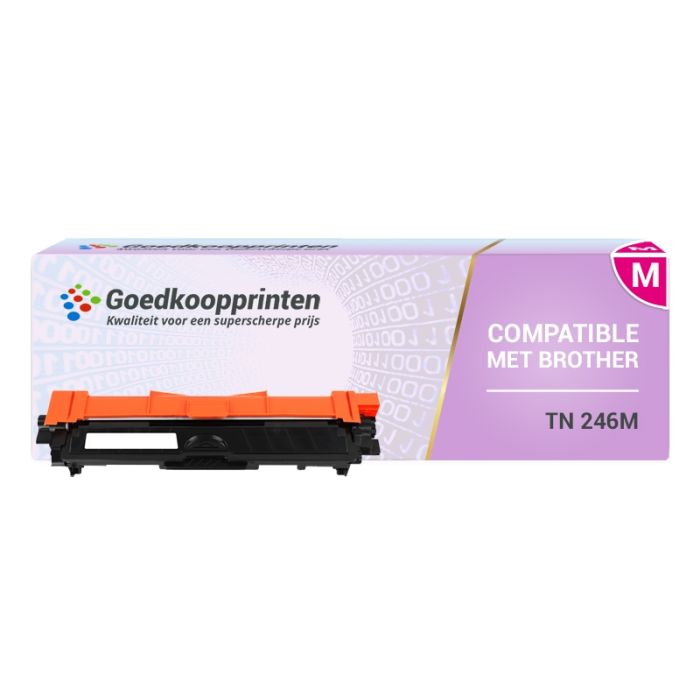 Kompatible Druckerpatrone zu Brother TN-246M / TN-242M Toner Magenta (2.200 Drucke) main product photo