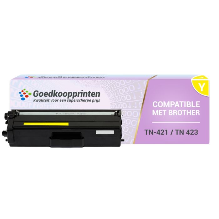 Kompatible zu Brother TN-423Y Toner-Kartusche Gelb (4.000 Ausdrucke) main product photo