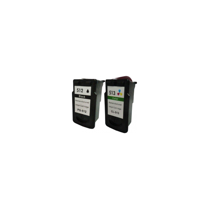 Kompatible Druckerpatrone für Canon PG-512 / CL-513 schwarz und mehrere Farbe main product photo