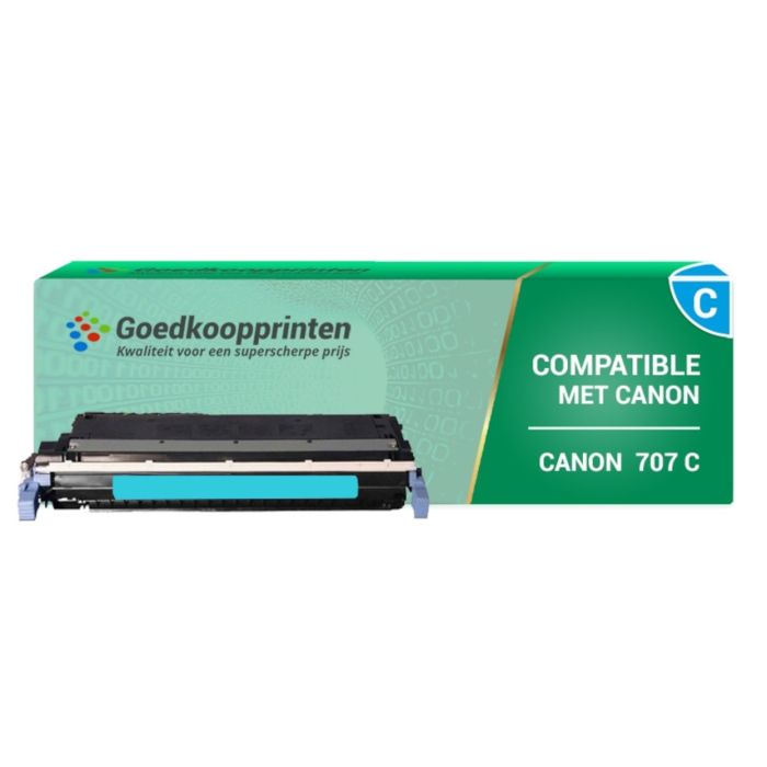 Canon 707C Tonerkartusche Cyan (2.000 Drucke) - Hausmarke main product photo
