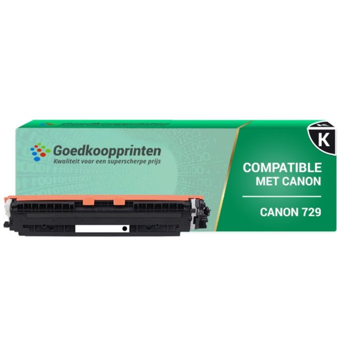 Kompatible zu Canon 729BK Toner Schwarz (1.500 Drucke) main product photo
