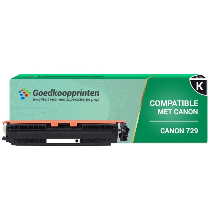 Kompatible zu Canon 729BK Toner Schwarz (1.500 Drucke) main product photo