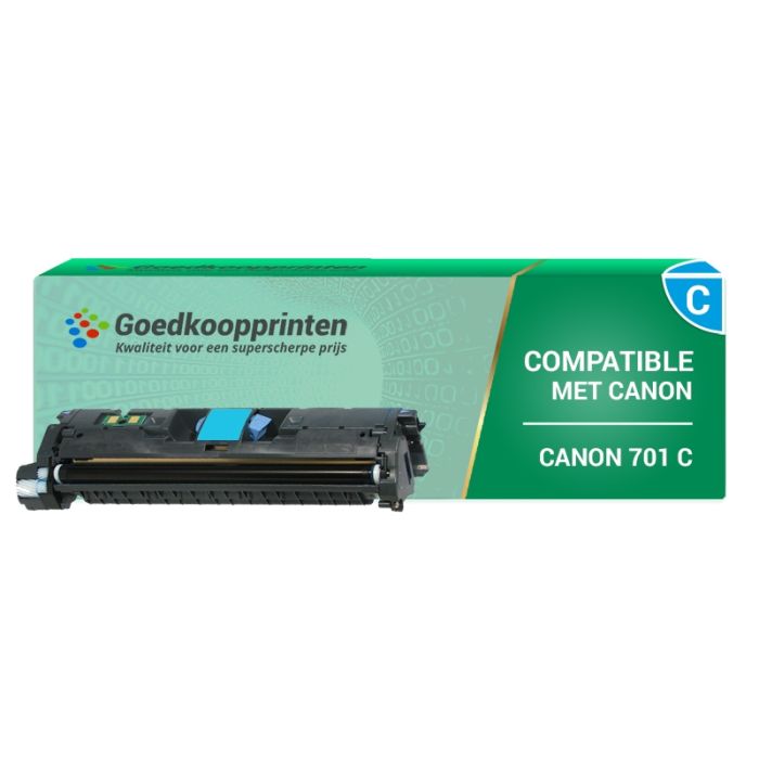 Kompatible Druckerpatrone zu Canon 701C Toner Cyan (4.500 Drucke) main product photo