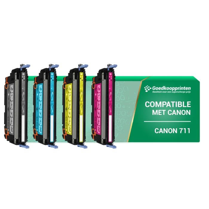 Canon 711 Tonerkartusche Multipack Schwarz und Farbe - Hausmarke main product photo