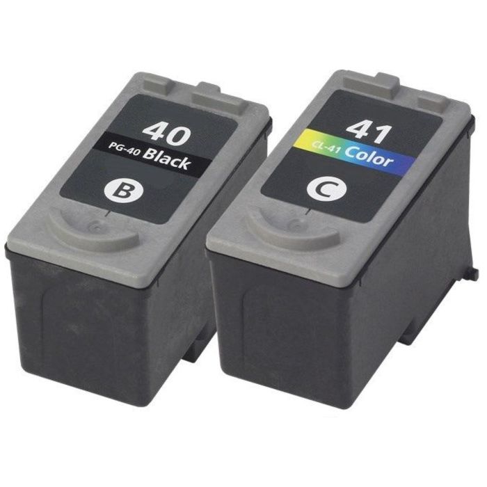 Kompatible Druckerpatrone für Canon PG40 und CL41 Schwarz und Farbe Multipack main product photo