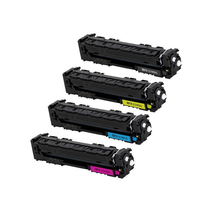 Kompatbiles Set für HP 201A Toner / HP 201X Toner-Kartuschen (XL-Ausführung) main product photo