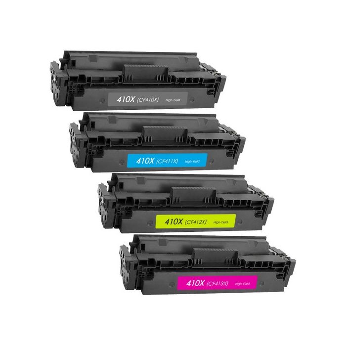 Kompatibeles Set für CF410X/411X/412X/413X XL-Ausführung Multipack Schwarz + 3 Farben Toner main product photo