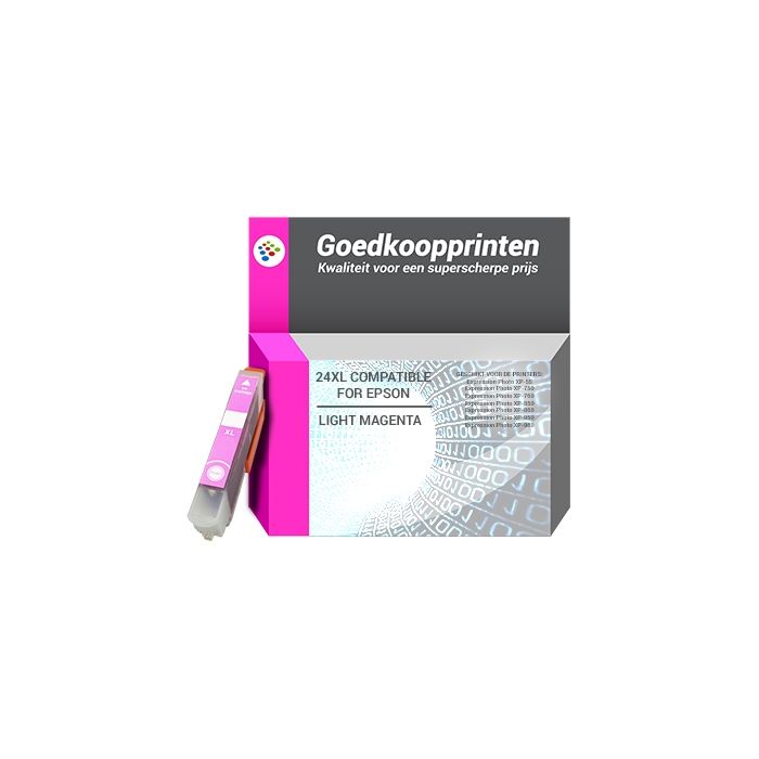 Epson T2436 Tintenpatrone Hell Magenta (12 ML) - Hausmarke main product photo