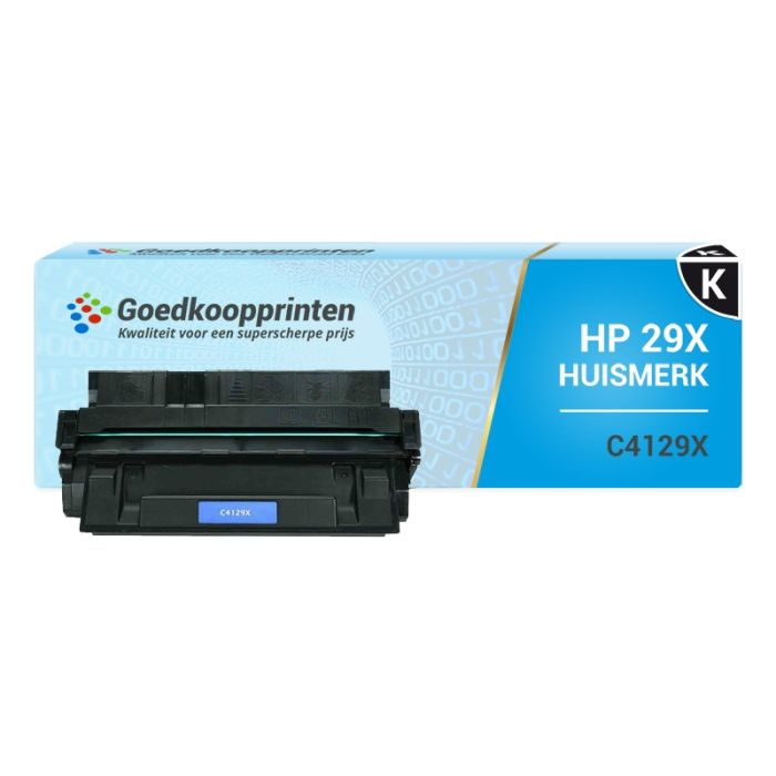 Hausmarke für HP 29X Tonerkartusche Schwarz (C4129X Toner) - 10.000 Drucke main product photo