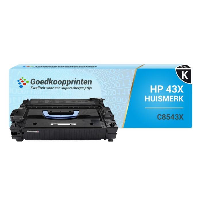 Haushaltsmarke für HP 43X Toner Schwarz (C8543X) 30.000 Drucke main product photo