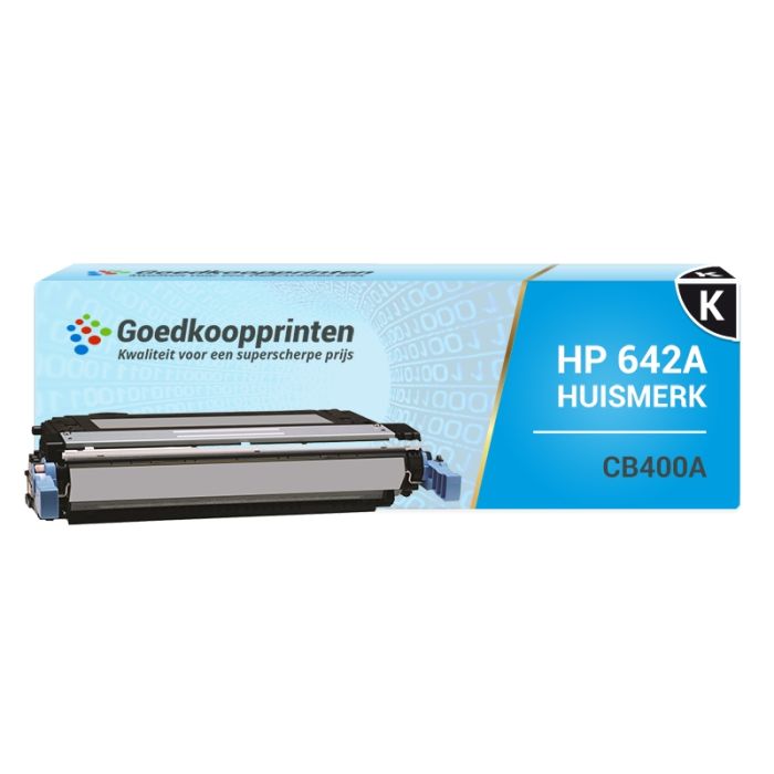 Kompatible Druckerpatrone zu HP CB400A Toner Schwarz (7.500 Drucke) main product photo