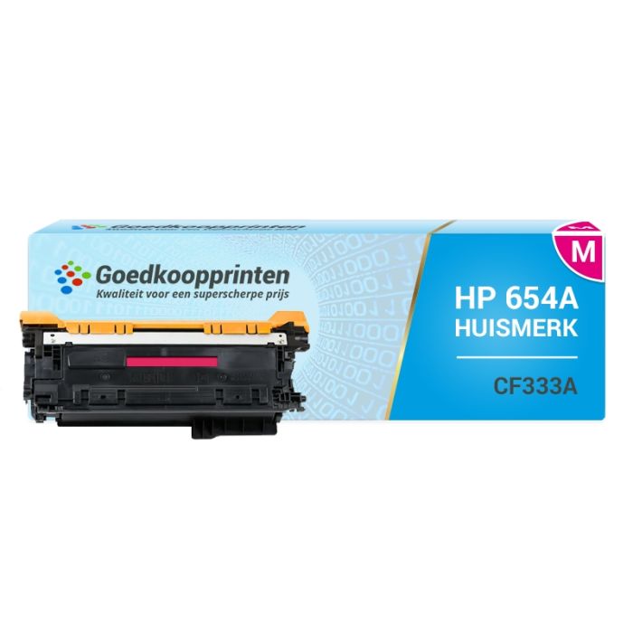 Hausmarke für HP CF333A Tonerkartusche (654 A) Magenta - 16.000 Drucke main product photo