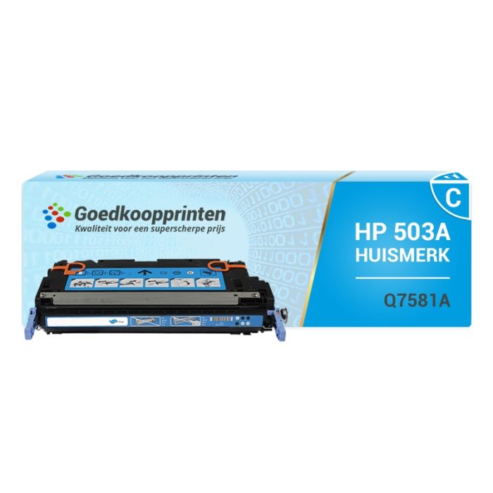 Hausmarke für HP 503A Toner Cyan (Q7581A) 6.000 Drucke main product photo