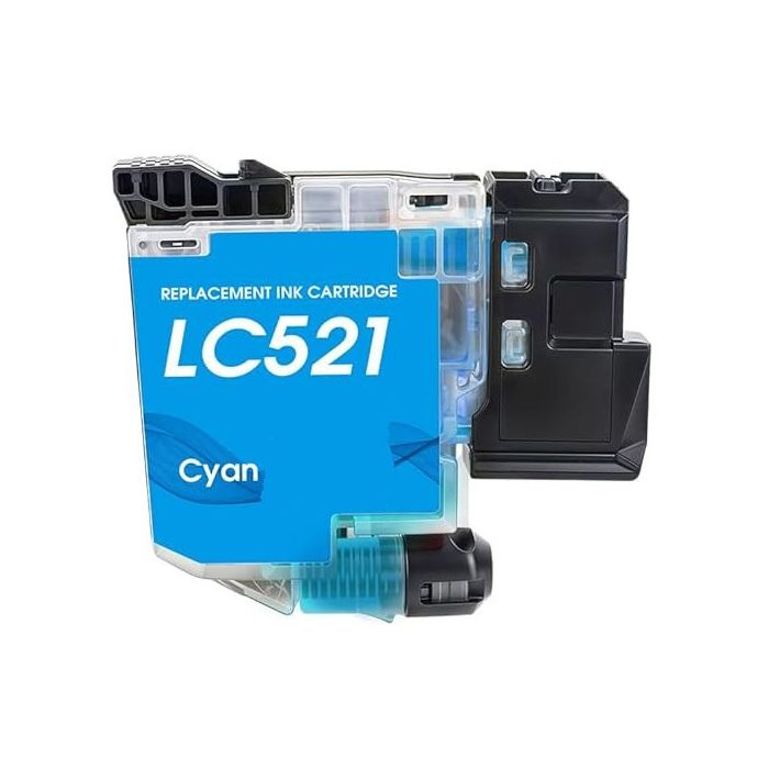 Kompatibles Druckerpatrone für Brother LC-521 Cyan main product photo