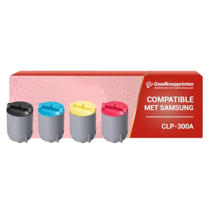 Kompatibles Set für Samsung CLP300 Toner-Kartusche Multipack main product photo