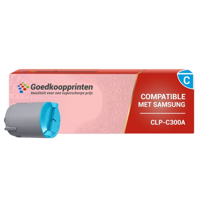 Kompatible zu Samsung CLP-C300A Toner-Kartusche Cyan (1.000 Ausdrucke) main product photo