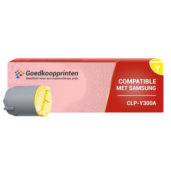 Kompatible zu Samsung CLP-Y300A Toner-Kartusche Gelb (1.000 Ausdrucke) main product photo