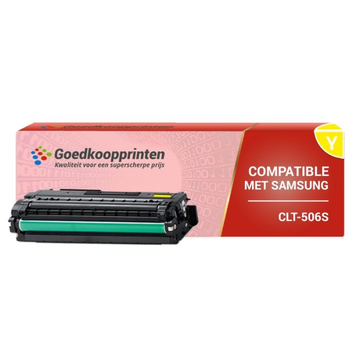 Kompatible Druckerpatrone zu Samsung CLT-Y506L Toner / CLT-Y506S Toner Gelb (3.500 Drucke) main product photo