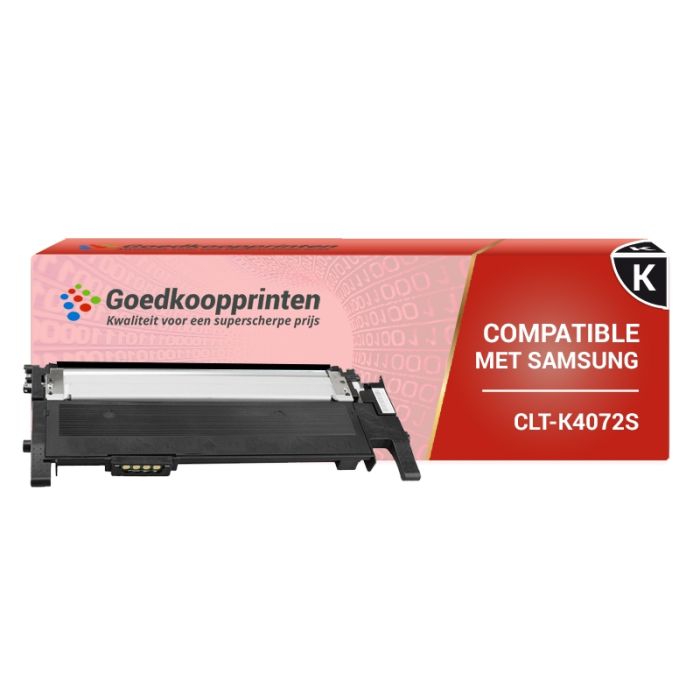 Kompatible zu Samsung CLT-K4072S Toner-Kartusche Schwarz (1.500 Ausdrucke) main product photo