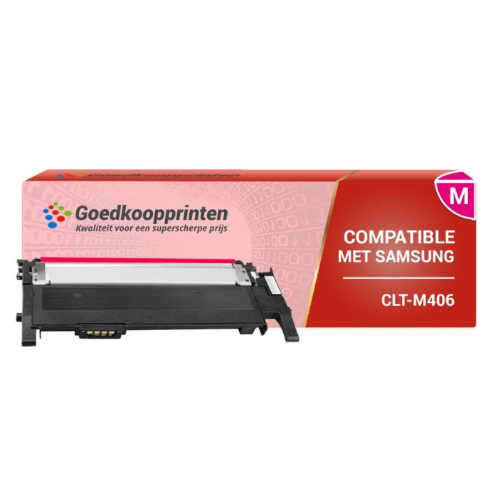 Kompatible zu Samsung CLT-M406S Toner-Kartusche Magenta (1.000 Ausdrucke) main product photo