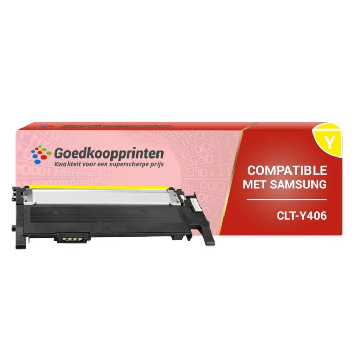 Kompatible zu Samsung CLT-Y406S Toner-Kartusche Gelb (1.000 Ausdrucke) main product photo