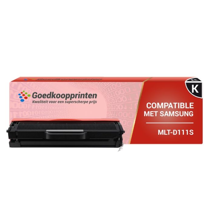 Kompatible zu Samsung MLT-D111S Toner-Kartusche Schwarz (1.250 Ausdrucke) main product photo