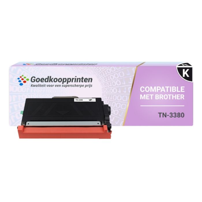 Kompatible zu Brother TN-3380 Toner-Kartusche Schwarz (8.000 Ausdrucke) main product photo