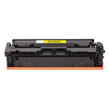 Kompatible mit HP 207X (W2212X) Toner-Kartusche (MIT CHIP) Gelb Hohe Kapazität