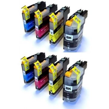 Kompatibles Set 2 x4 Druckerpatrone für Brother LC-223