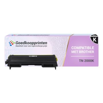 Kompatible Druckerpatrone zu Brother TN-2000 Toner Schwarz (2.600 Drucke)