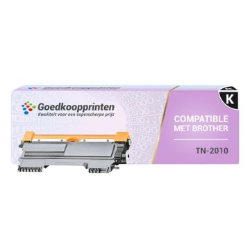 Kompatible Druckerpatrone zu Brother TN-2010 Toner Schwarz (2.600 Drucke)