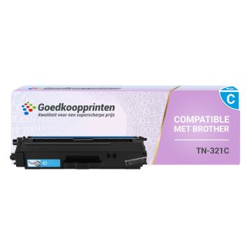 Kompatible Druckerpatrone zu Brother TN321C Toner Cyan (3.500 Drucke)