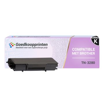 Kompatible für Brother TN-3280 Toner-Kartusche Schwarz (8.000 Ausdrucke)