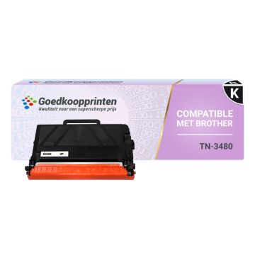 Kompatible zu Brother TN-3480 Toner-Kartsuche Schwarz (8.000 Ausdrucke)
