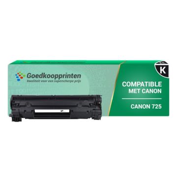Kompatibel mit Canon 725 Toner Schwarz - 2.000 Seiten