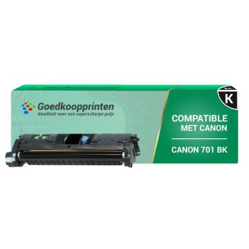 Kompatible Druckerpatrone zu Canon 701BK Toner Schwarz - (5.750 Drucke)