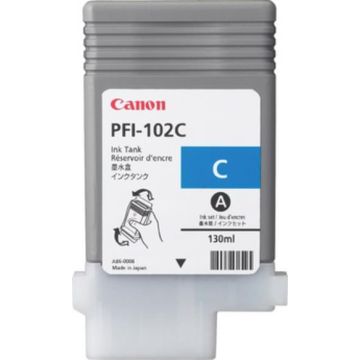 Kompatible Druckerpatrone zu Canon PFI-102C Cyan (130ML)