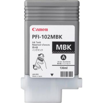 Kompatible Druckerpatrone zu Canon PFI-102MBK Mattschwarz (130ML)