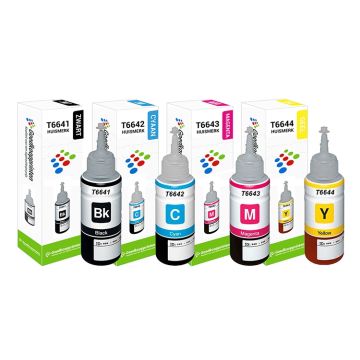 Hausmarke für Epson T6641-6644 Tintenpatronen Multipack - Ecotank-Set Hausmarke für Epson T6641-6644 Tintenpatronen Multipack - Ecotank-Set
