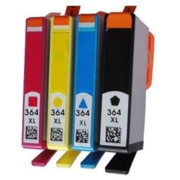 Kompatibles Set 4 x Druckerpatrone für HP 364XL