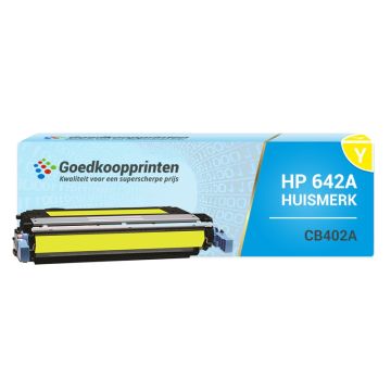 Kompatible Druckerpatrone zu HP CB402A Toner Gelb (7.500 Drucke)