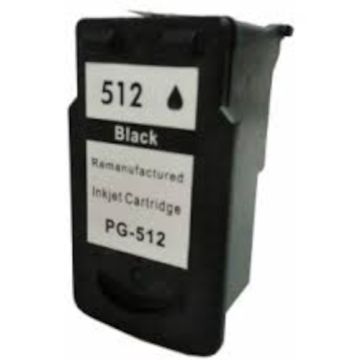 Kompatible Druckerpatrone zu Canon PG-512 Tinte (PG-510) Schwarz (16ML)