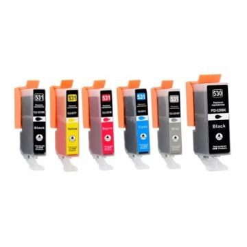 Kompatible zu Canon PGI-530/CLI-531 Tintepatrone Multipack