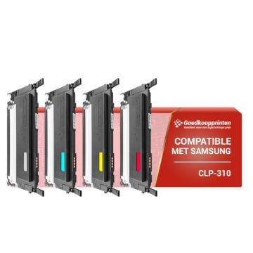 Kompatibles Set für Samsung CLP-310 (CLT-P4092C) Toner-Kartuschen Multipack
