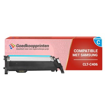 Kompatible zu Samsung CLT-C406S Toner-Kartusche Cyan (1.000 Ausdrucke)